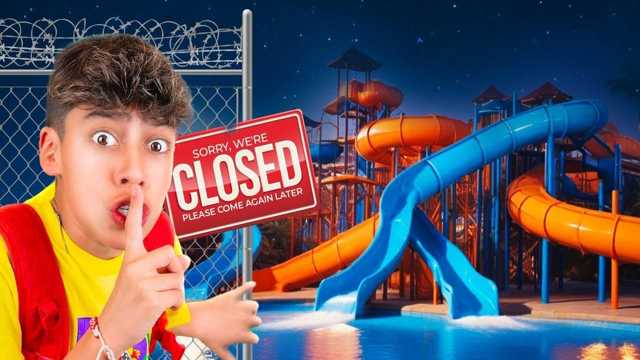 Kids Video: Sneaking into a closed water park img